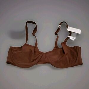 NWT Aerie Smoothez  Balconette Mesh Bra, Chocolate underwire Sz 34B